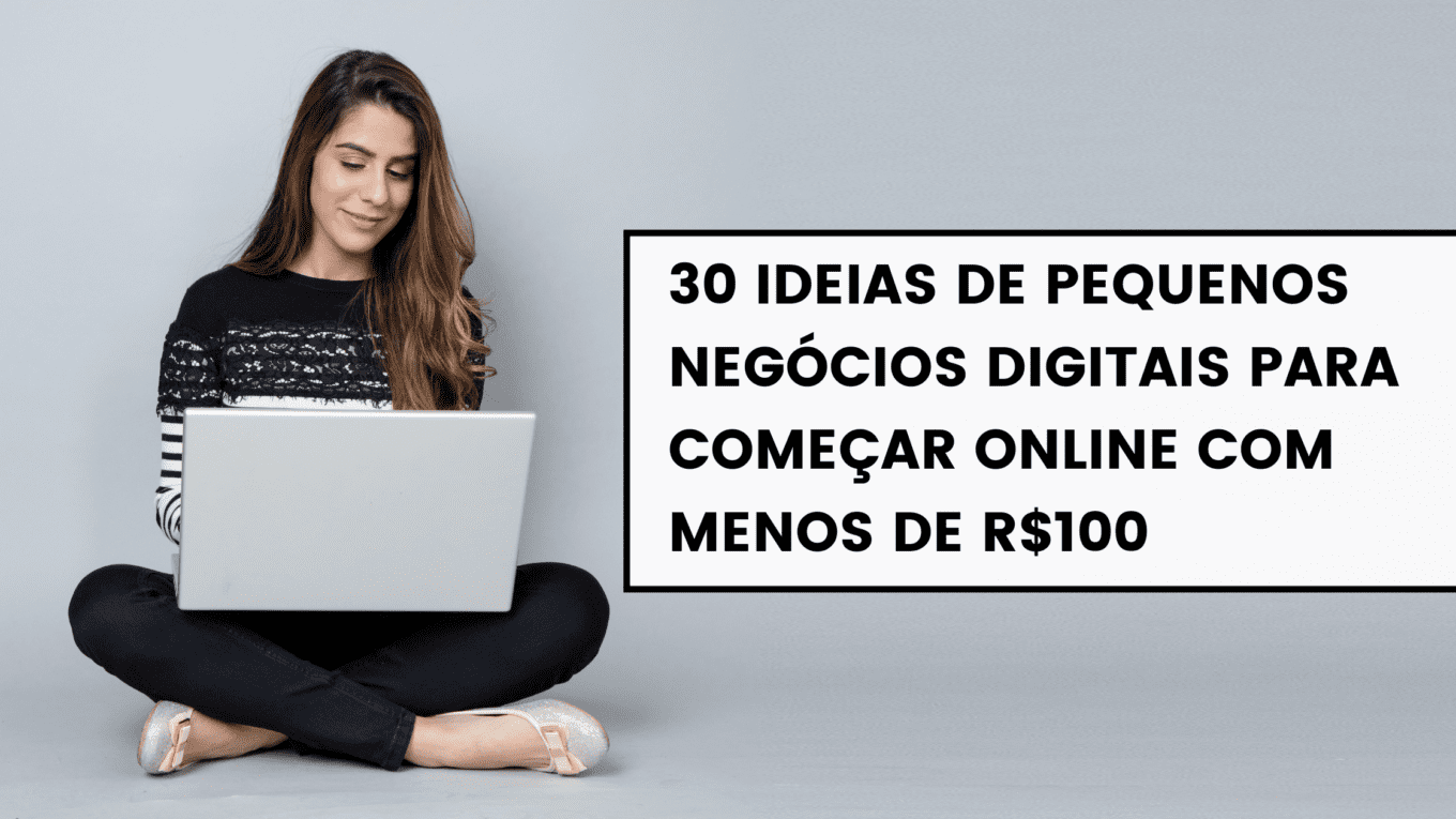 Uma jovem empreendedora planejando ideias de negócios digitais com um orçamento limitado