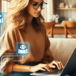 Mulheres empreendedoras usando inteligência artificial para criar negócios lucrativos e inovadores